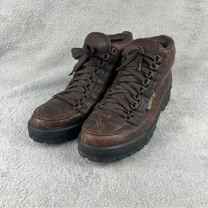 Mephisto Sierra Boots Men’s Size 12 Brown Leather Gore-Tex Hiking Lace Up